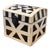 Late 20th Century Vintage Tessellated Bone Box With Geometric Designs For Sale