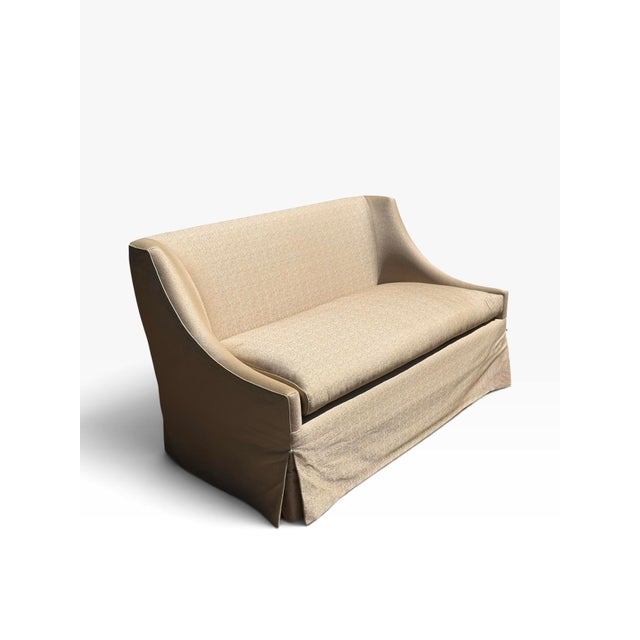 Art Deco Sally Sirkin Lewis for J. Robert Scott Spoon Back Sofa.