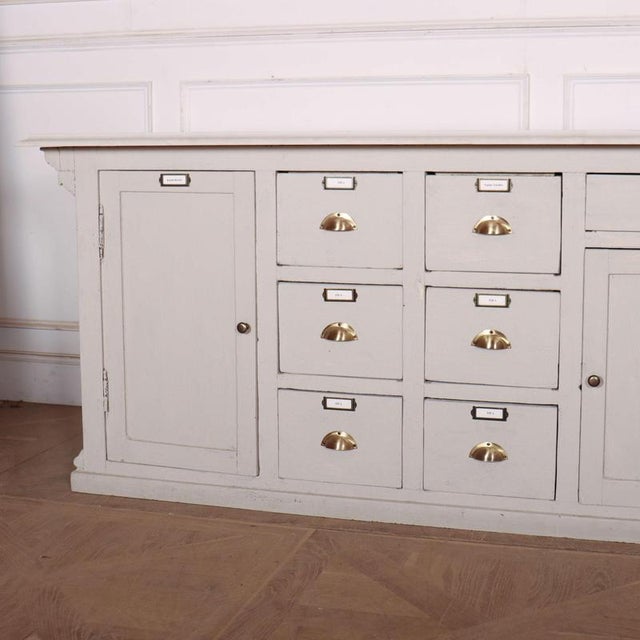 Italian Painted Pine Counter For Sale - Image 18 of 18