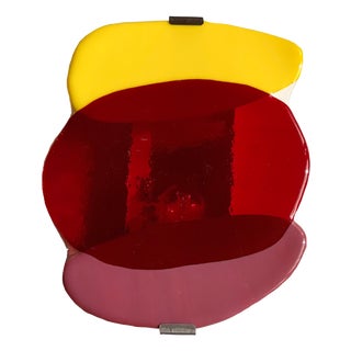 Handcrafted Glass Wall Light by Olga Meyzinger For Sale