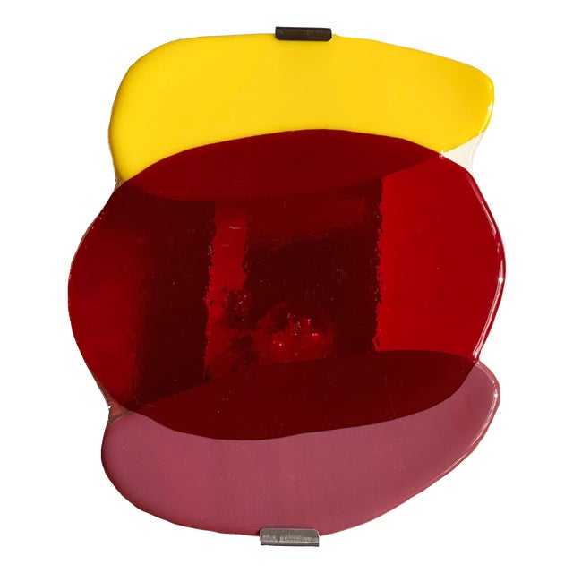 Handcrafted Glass Wall Light by Olga Meyzinger For Sale