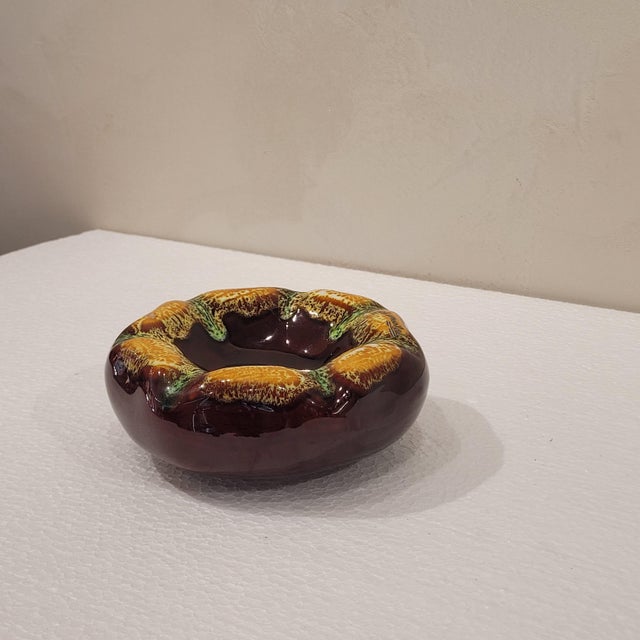 Ceramic Ceramic Ashtray from Le Portel, France, 1970s For Sale - Image 7 of 11