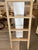 Modern Modern Wood Ladder in Antique Finish For Sale - Image 3 of 5
