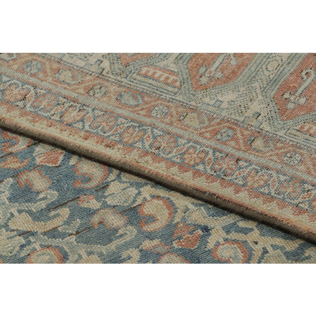 Textile Antique Bibikabad Rug With Allover Boteh and Geometric Borders - Rug & Kilim For Sale - Image 7 of 7