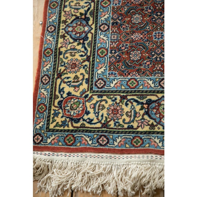 Red Vintage Bulgarian Tabriz Design Rug Runner - 5'11" X 11'11" For Sale - Image 8 of 12
