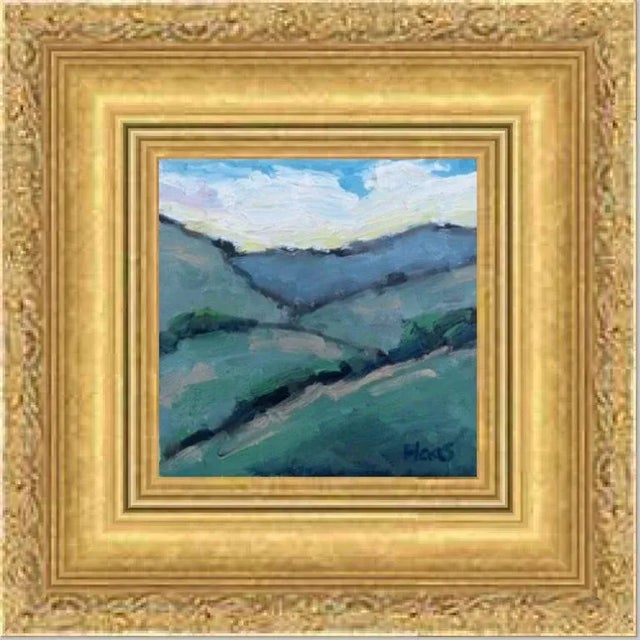 Modern Art, Mt. Diablo Landscape (Original Oil Painting) For Sale In Reno/Lake Tahoe - Image 6 of 8