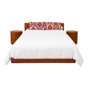 Scandinavian Design Queen Platform Bedroom Set - Vintage Modern