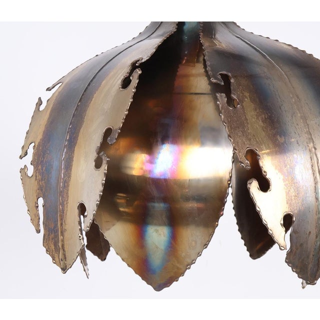 Metal Brass Union Pendant Lamp by Svend Aage Holm Sørensen for Holm Sørensen & Co, 1960s For Sale - Image 7 of 9