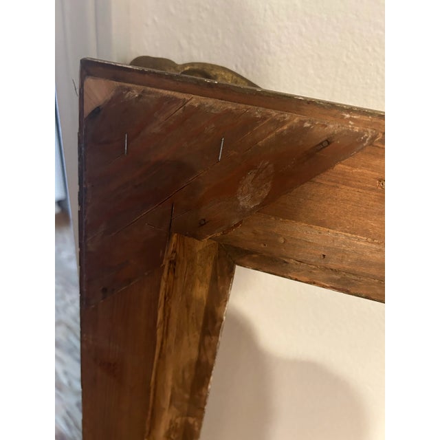 Bronze Circa 1960 Gilded Wood Frame For Sale - Image 8 of 11