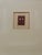 An original signed abstract etching featuring a striking composition of rich crimson and blue with black and a quiet...