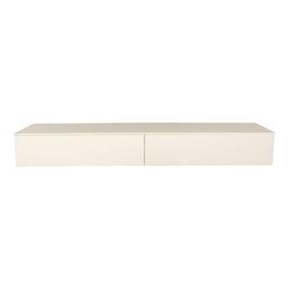 Lema Wooden Sideboard in White and Brown For Sale