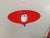 1980s Postmodern Wall Lamps in Red and Yellow Satin Glass with Black Lacquered Metal Structure, Italy, 1980, Set of 2 For Sale - Image 5 of 17