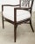 Set of Four Barbara Barry Rattan Script Dining Chairs For Sale - Image 10 of 18
