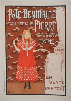 Bernard Boutet de Monvel, Little Girl and Her Toothbrush, 1895, Lithograph