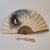 Large Romantic Pericón Fan in Painted Silk and Gilded and Silvered Wood, 1890s For Sale - Image 13 of 18