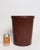 Brown Vintage Industrial National Vulcanized Fibre Company "Vul-Cot" Waste Basket For Sale - Image 8 of 16