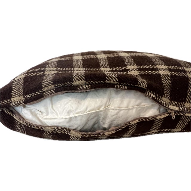 Antique Jerga Throw Pillows - A Pair For Sale - Image 9 of 10