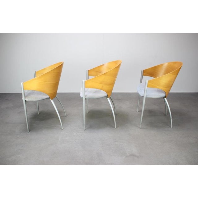 Dining Chairs from Cattelan Italia, Italy, 1980s, Set of 3 For Sale - Image 10 of 17