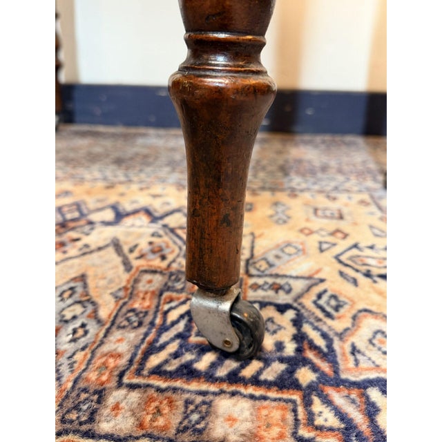 Late 19th Century Occasional or Hall Table on Castors For Sale - Image 3 of 7