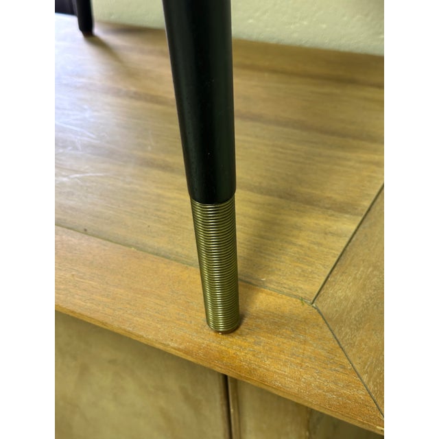 Wood Cane Dining Chairs From McGuire/Baker Furniture, Milling Road Collection For Sale - Image 7 of 7