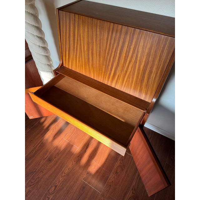 A Cute Mid Century Secretary Desk/Cabinet Made by Elliots of Newbury, Circa 1960s For Sale - Image 4 of 8