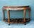 Vintage Fretwork Demilune Console Table For Sale - Image 10 of 12