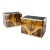 Pair of Isabelle and Richard Faure Oxidized Brass Cabinets Buffets 1970s For Sale