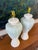 Vintage Sculptural Plaster Leaf Relief Table Lamps, Textured White Organic Modern Hollywood Regency 23.5” - A Pair For Sale In Naples, FL - Image 6 of 12