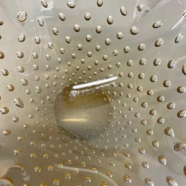 Glass Bowl Element Shell Ashtray attributed to Barovier and Toso, Italy, 1970s For Sale - Image 12 of 17