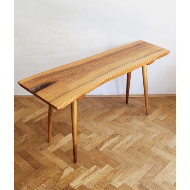 Organic Oak Side Table from Uluv, 1960s For Sale - Image 6 of 17