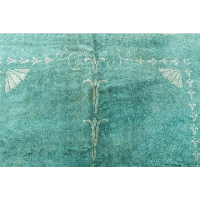 Textile Doris Leslie Blau 1940s Vintage European Rug with Neoclassical Motifs For Sale - Image 7 of 9