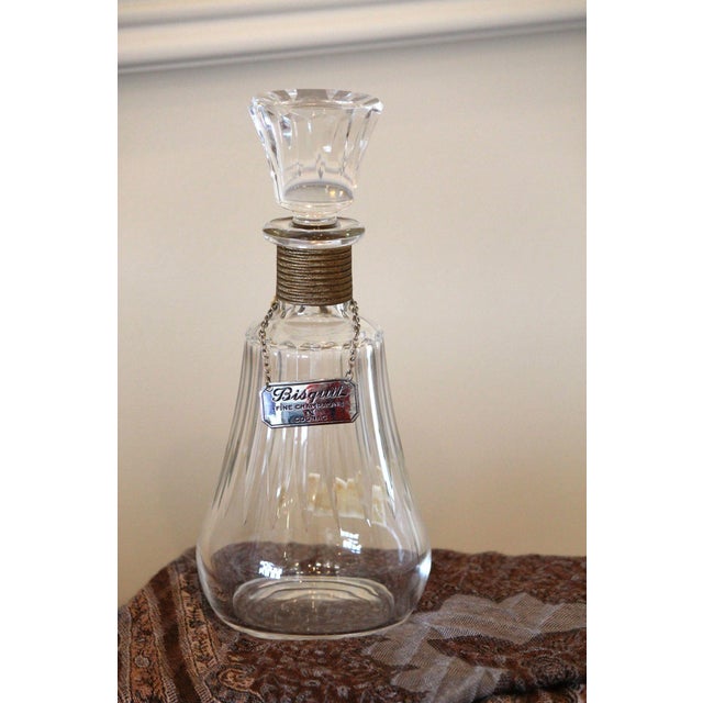 Mid 20th Century Flawless Discontinued Baccarat Piccadilly Crystal Decanter, Original Charm For Sale - Image 5 of 10