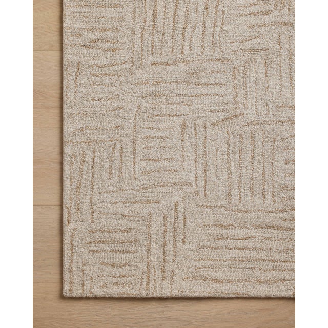 2020s Chris Loves Julia x Loloi Polly Smoke / Sand 3'-6" x 5'-6" Accent Rug For Sale - Image 5 of 6