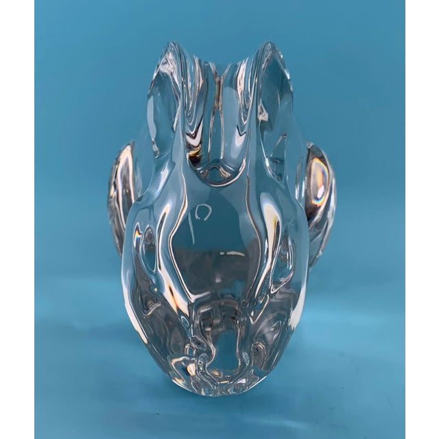 Vintage Val St. Lambert Crystal Rabbit For Sale - Image 13 of 13