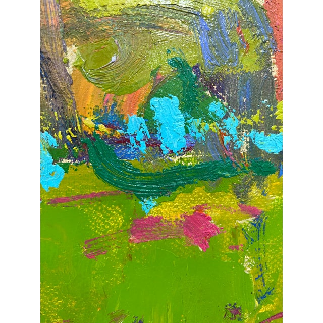 Impressionistic Landscape Original Oil Painting For Sale - Image 11 of 11