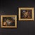 Large 17th-century Italian painting. This oil on canvas artwork depicts a rich composition of fruit arranged on stone...