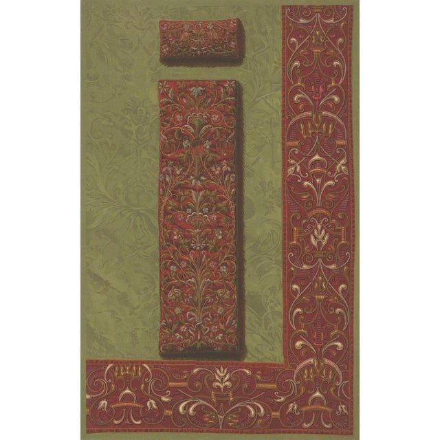 Gold F. X. Zettler, Bavarian Ecclesiastical Chromolithographs, 1874, Prints, Set of 2 For Sale - Image 8 of 11