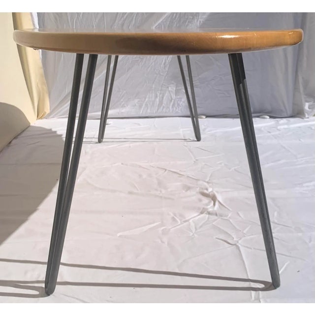 Coastal Late 20th Century Surfboard Coffee Table, Reclaimed Wood For Sale - Image 3 of 13