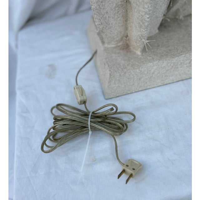 1990s Vintage Metal Cactus Table Lamps by Steve Chase, a Pair For Sale - Image 5 of 7