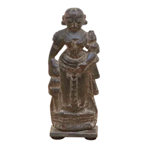Antique Indian Carved Altar Figure