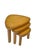 1970s Triangular Oak Nesting Tables from Pierre Chapo, 1970s, Set of 3 For Sale - Image 5 of 12