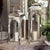 Go big on glam with this largescale statement lantern in a champagneGold finish. Made of cast aluminum, a sophisticated...