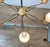 6 Light Chandelier attributed to Stilnovo, 1950s For Sale - Image 6 of 17