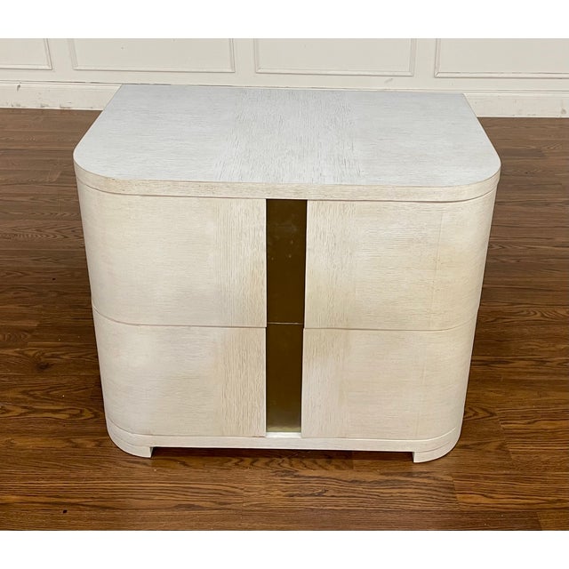 Contemporary Two Drawer Bedside Chest For Sale - Image 9 of 11
