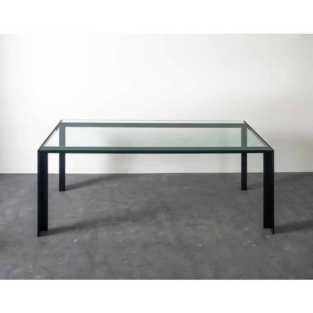 Iron Dining Table, 1970s, in Restored conditions. Designed 1970 to 1979