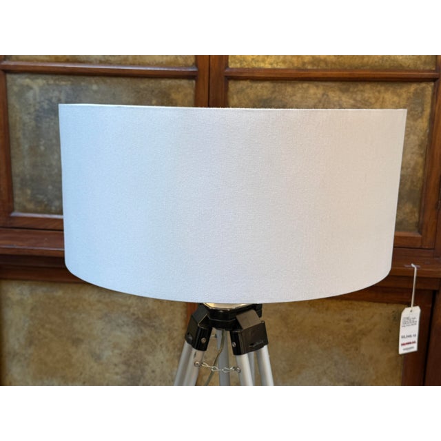 Tripod Design Surveyors Floor Lamp For Sale - Image 11 of 11