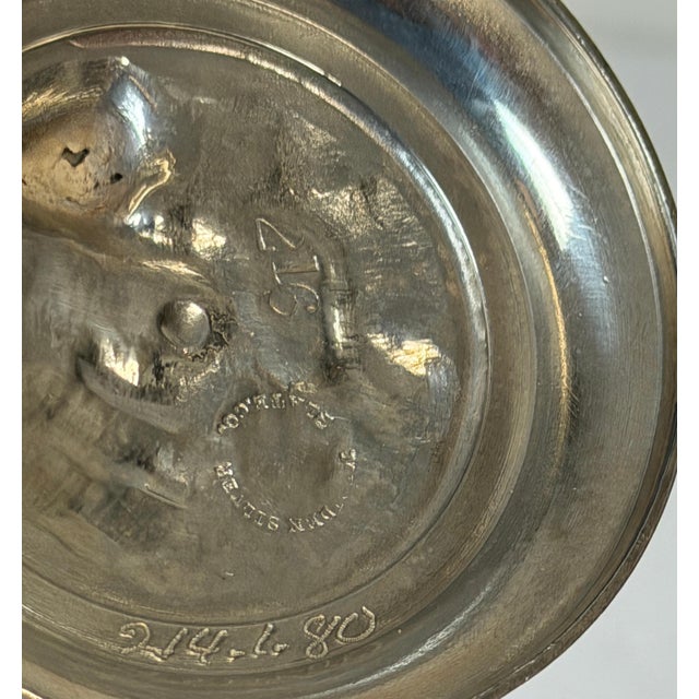 American Aesthetic Twin Turtle Figural Napkin Ring, Meriden Silver Plate Co. For Sale - Image 10 of 10