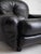 Space Age Overstuffed Leather Lounge Chair For Sale - Image 11 of 13