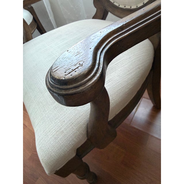 Louis XVI Inspired European Farmhouse Oval Back Chairs (Up to 6) by Stanley Furniture For Sale In Miami - Image 6 of 8