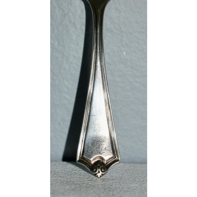 Vintage Sterling Silver 4" Demitasse Fork For Sale - Image 4 of 13